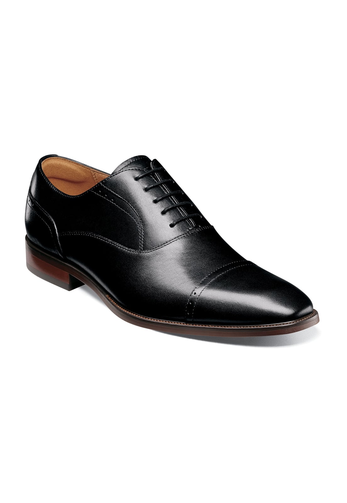 ZAPATOS SORRENTO CAP TOE OXFORD NEGRO - 1