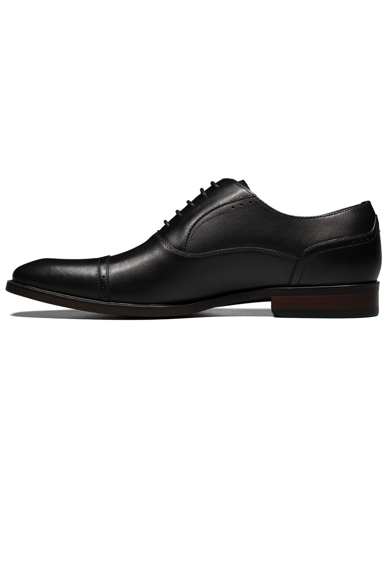 ZAPATOS SORRENTO CAP TOE OXFORD NEGRO - 2