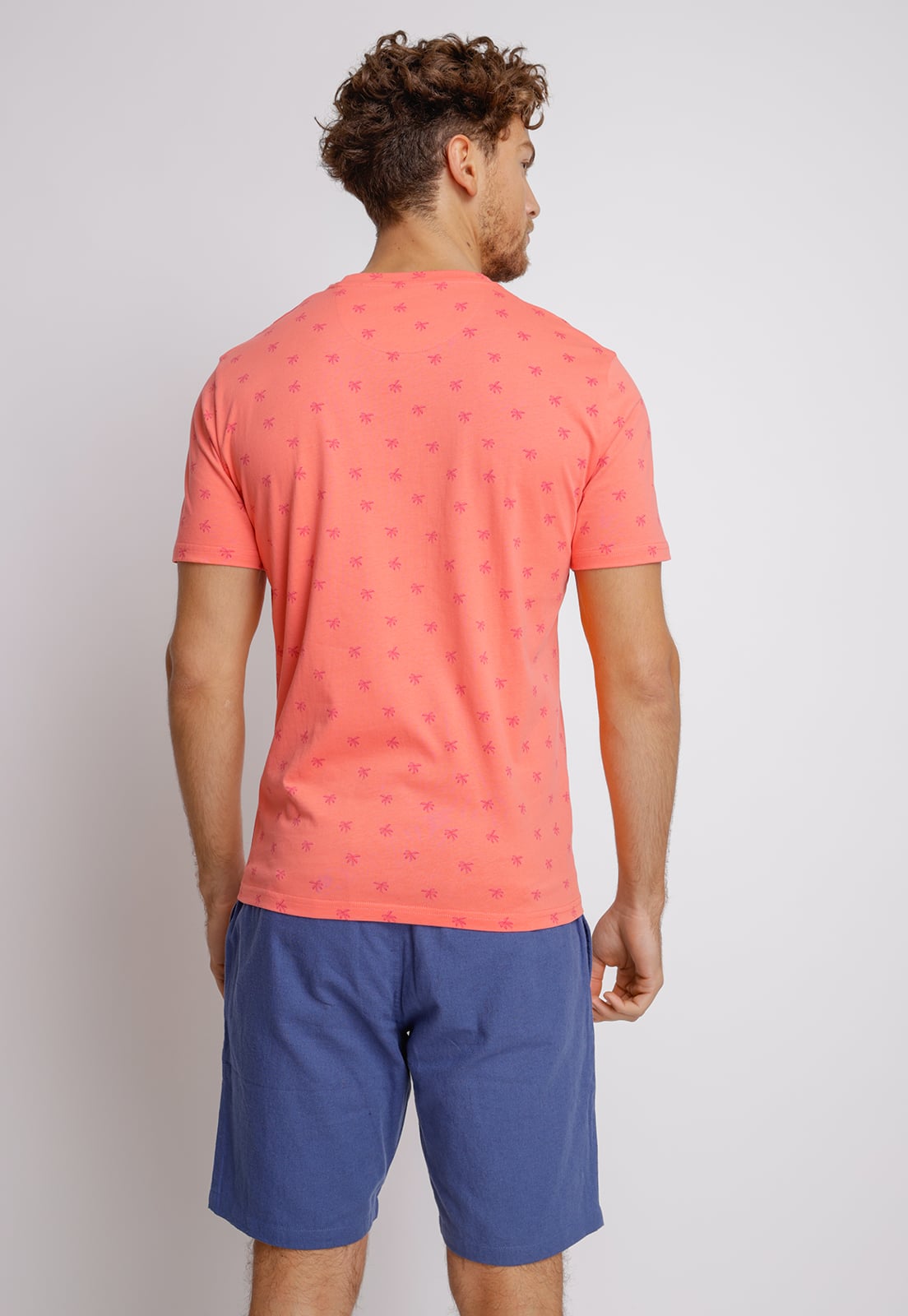 POLERA HOMBRE SLIM FIT MIQUELE ALGODON INDIGO - 2