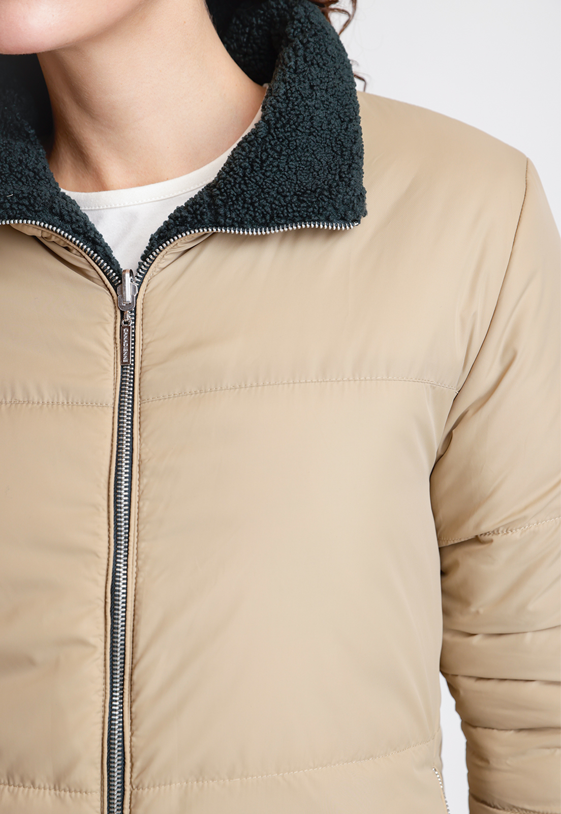 PARKA REVERSIBLE DE MUJER ARIEL COLOR PETROLEO - 5