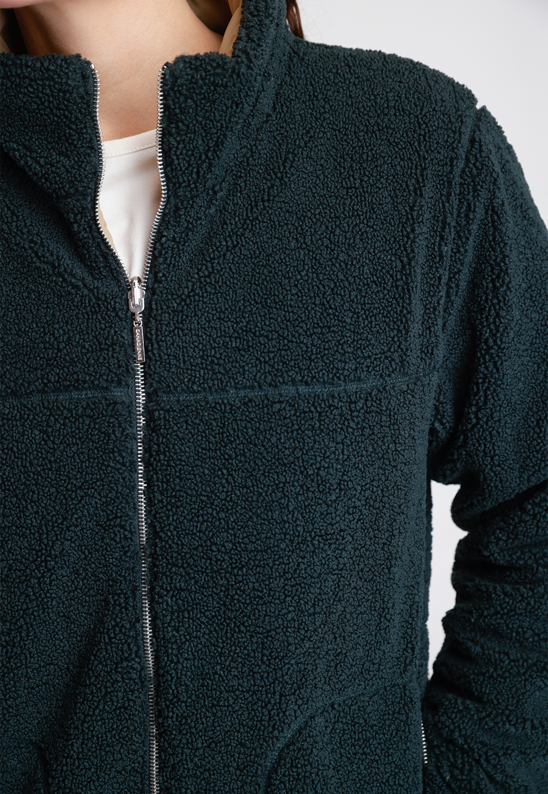 PARKA REVERSIBLE DE MUJER ARIEL COLOR PETROLEO - 6