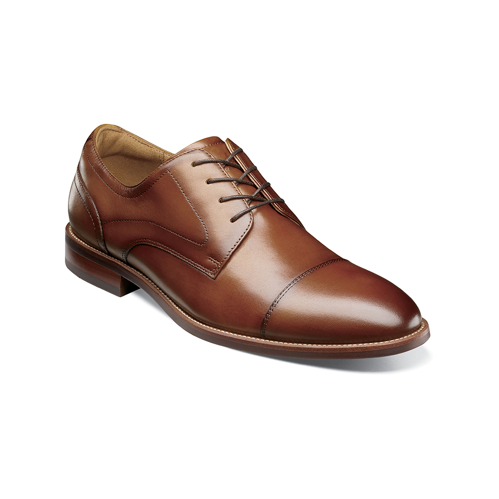 ZAPATOS CASUAL COGNAC RUCCI CAP TOE OXFORD - 1