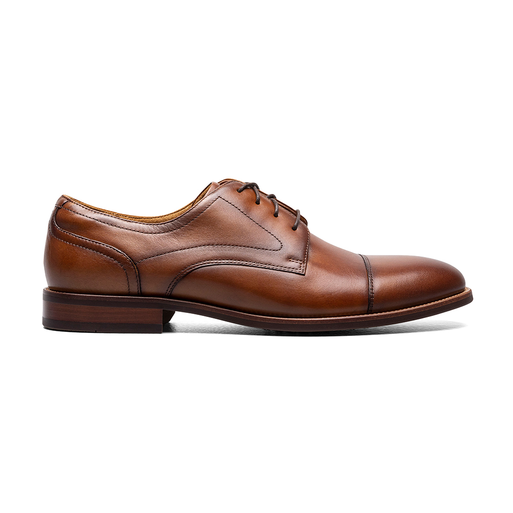 ZAPATOS CASUAL COGNAC RUCCI CAP TOE OXFORD - 3