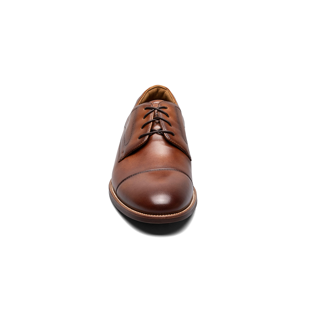ZAPATOS CASUAL COGNAC RUCCI CAP TOE OXFORD - 5