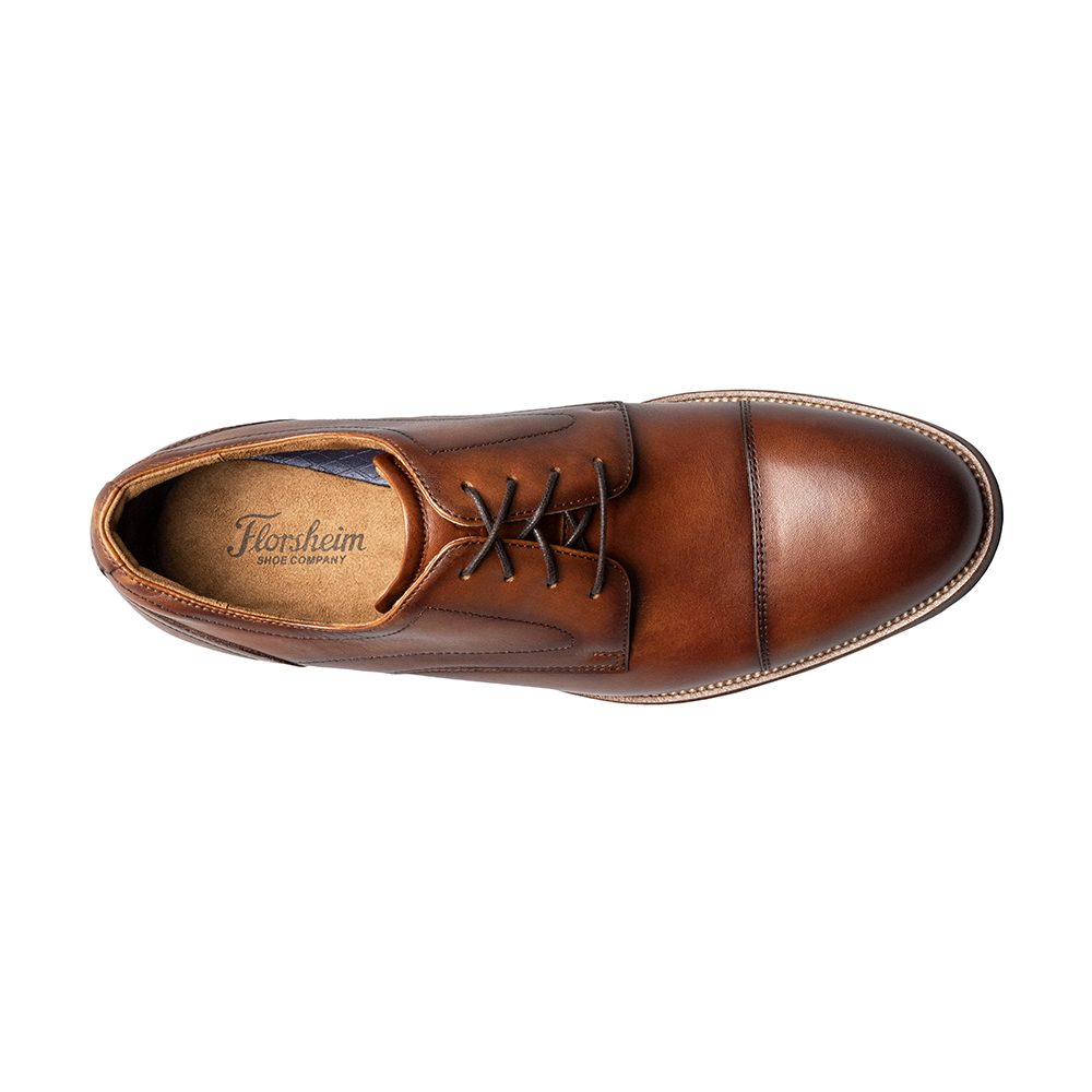 ZAPATOS CASUAL COGNAC RUCCI CAP TOE OXFORD - 7