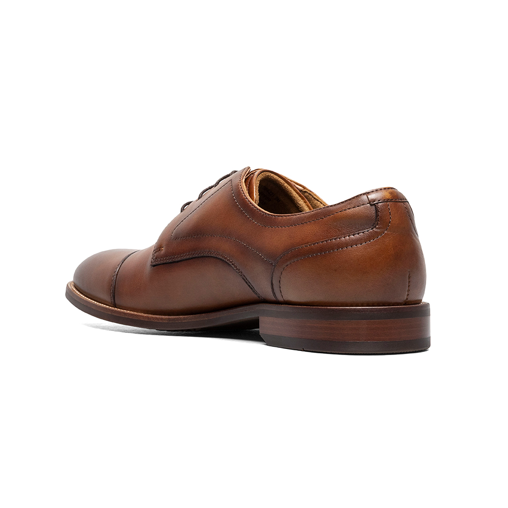 ZAPATOS CASUAL COGNAC RUCCI CAP TOE OXFORD - 8