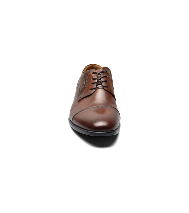 ZAPATOS ZAFFIRO CAP TOE OXFORD COGNAC - 2