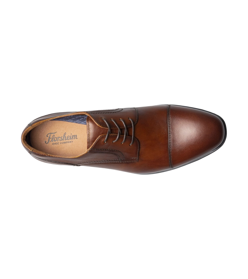 ZAPATOS ZAFFIRO CAP TOE OXFORD COGNAC - 6