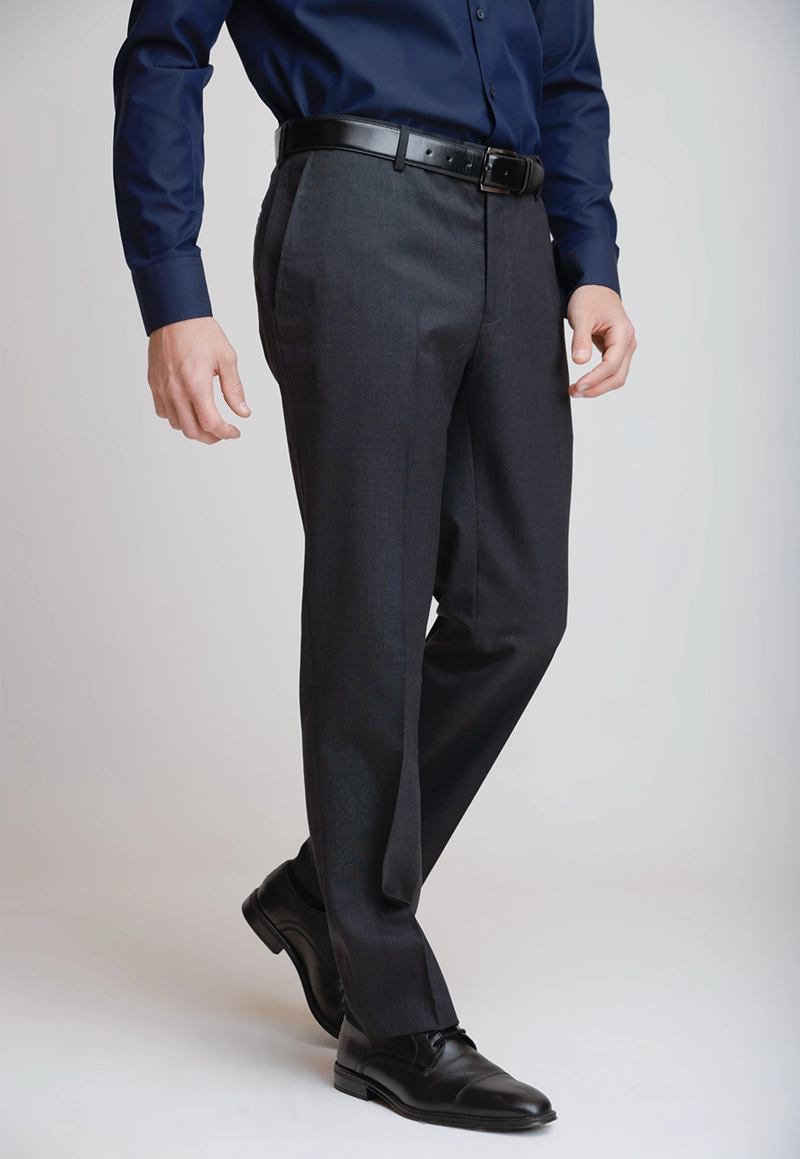 PANTALÓN HOMBRE TRIAL GRIS MARENGO TP60EB12MAR FORMAL REGULAR FIT EXECUTIVE - 1