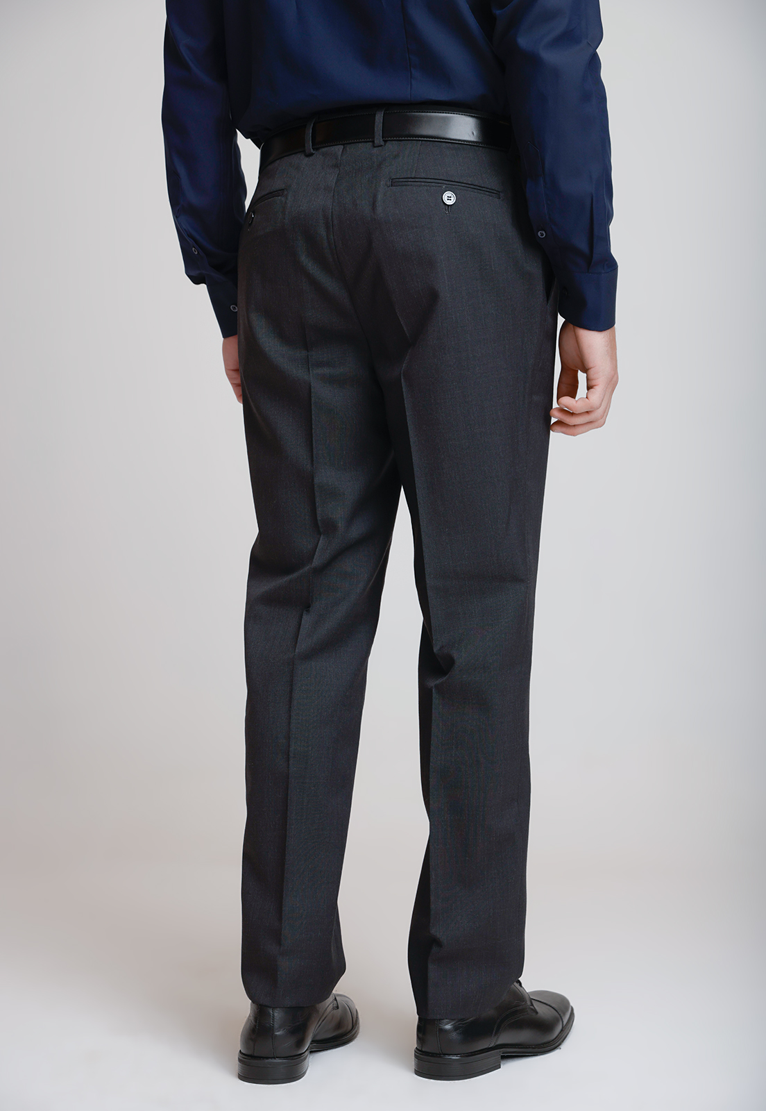 PANTALON FORMAL HOMBRE REGULAR FIT EXECUTIVE GRIS MARENGO - 2