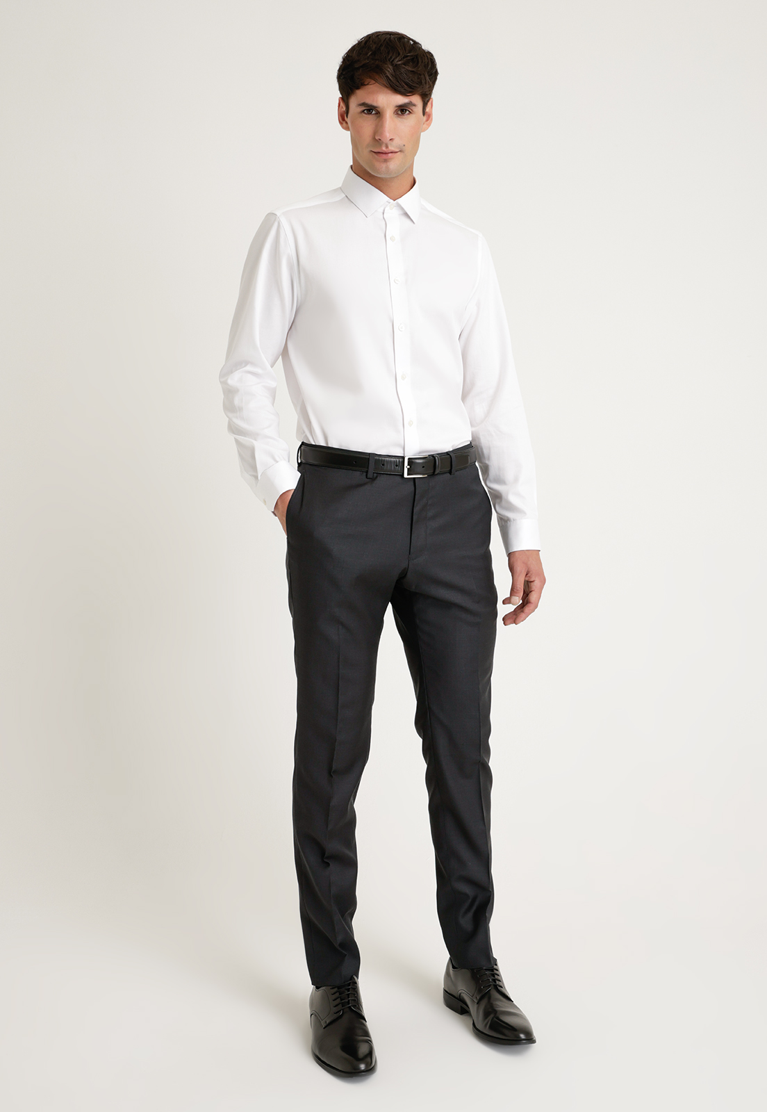 PANTALON FORMAL LISO MARENGO THE WILLOW SLIM SUIT - 4
