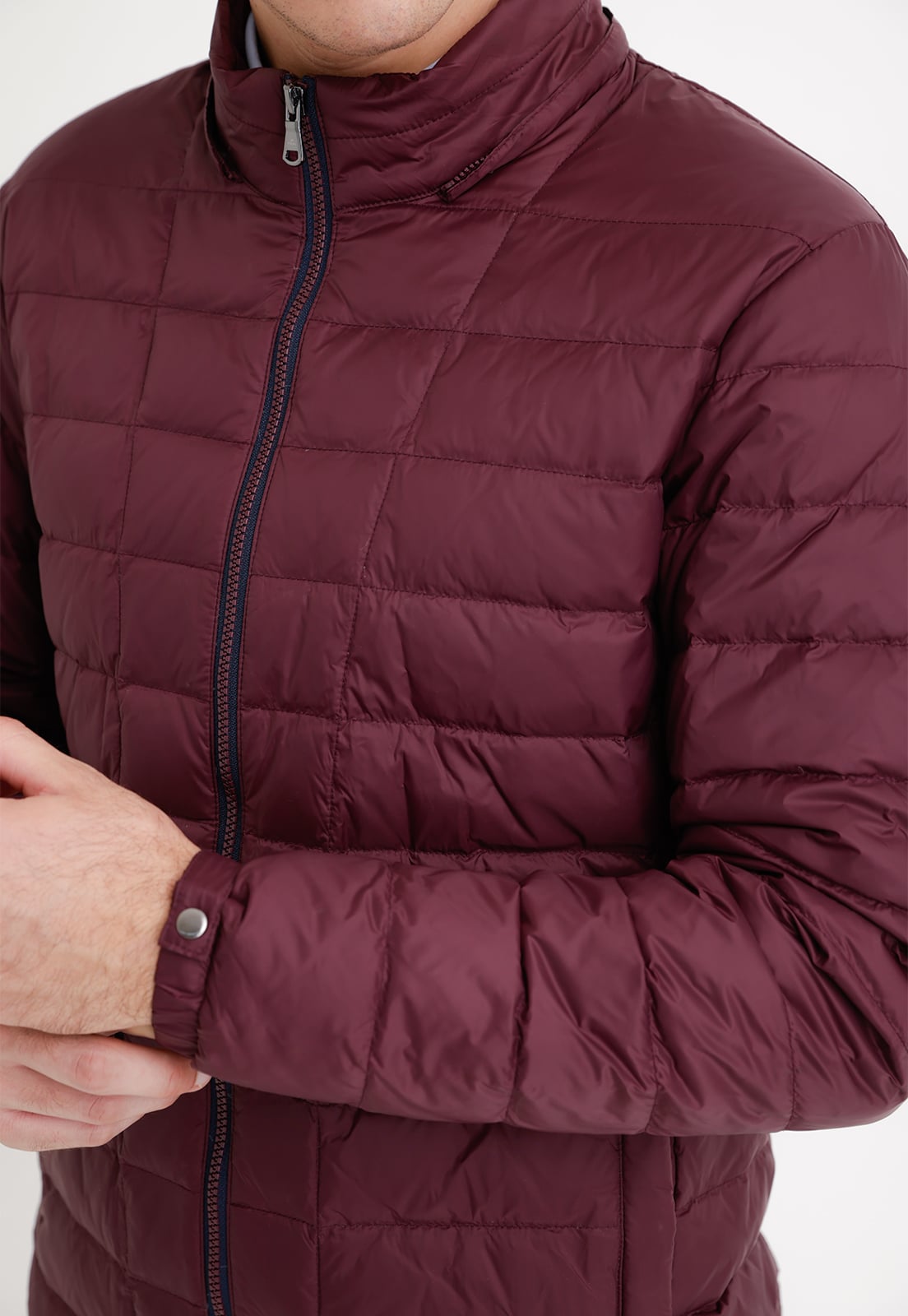 PARKA HOMBRE ACOLCHADA PLUMA BURDEO - 3
