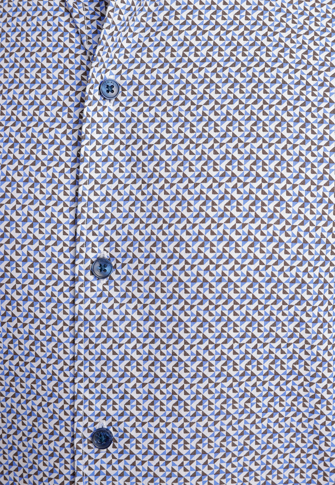 CAMISA MANGA LARGA HOMBRE SLIM FIT BAYMAX ALGODON AZUL - 3