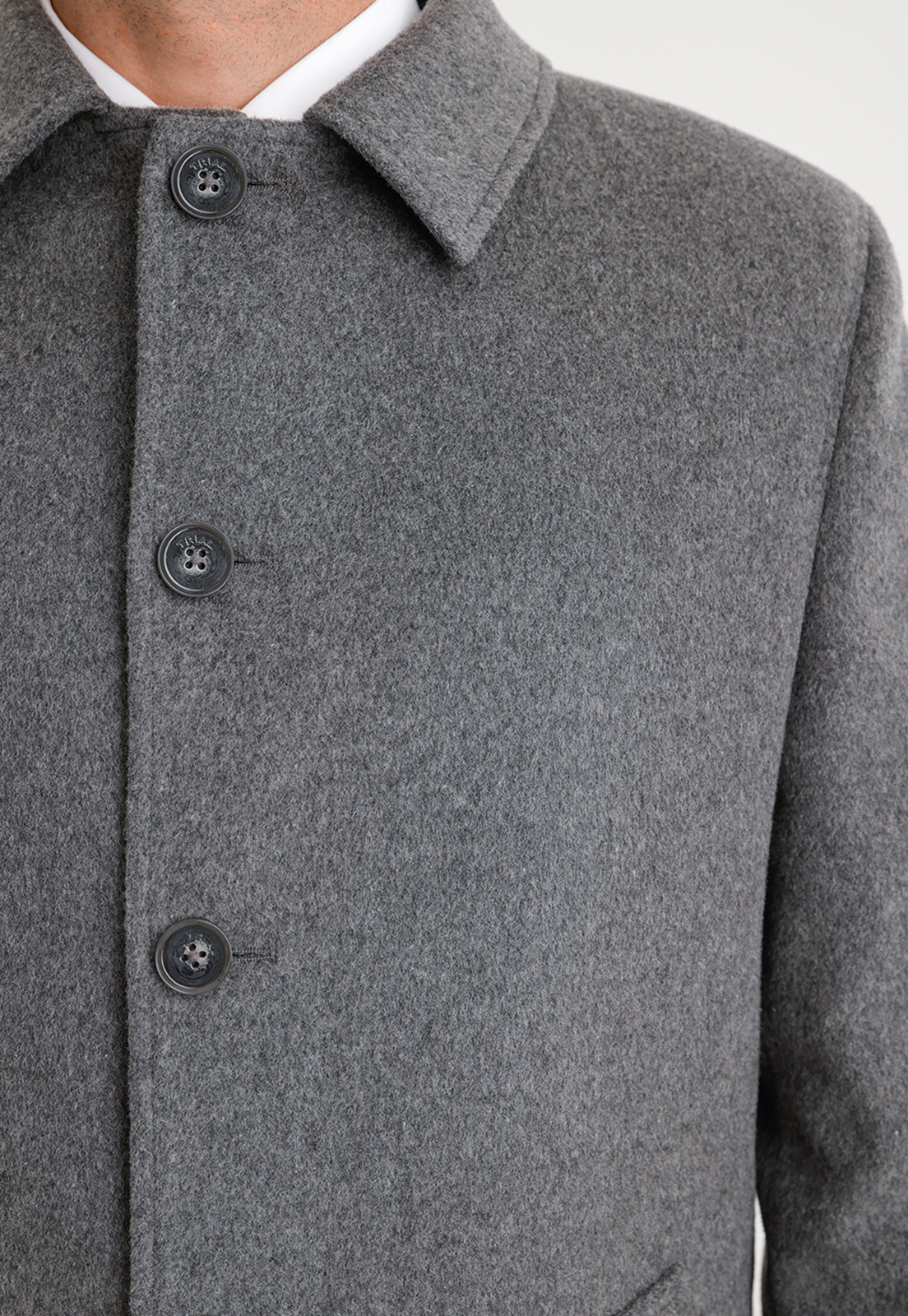 ABRIGO FORMAL HOMBRE GRIS - 3