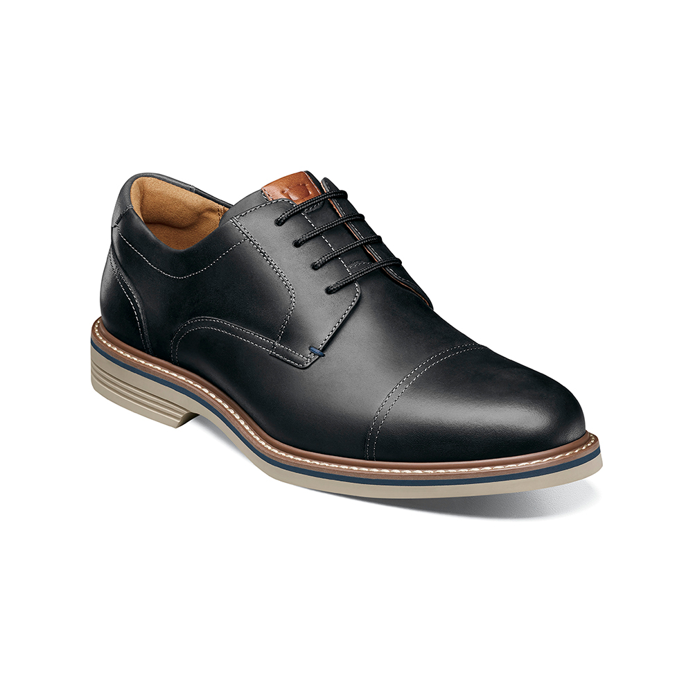 ZAPATOS NORWALK CAP TOE OXFORD NEGRO - 1
