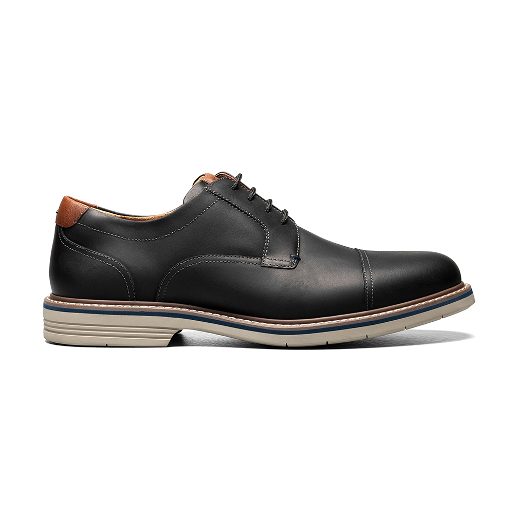 ZAPATOS NORWALK CAP TOE OXFORD NEGRO - 3