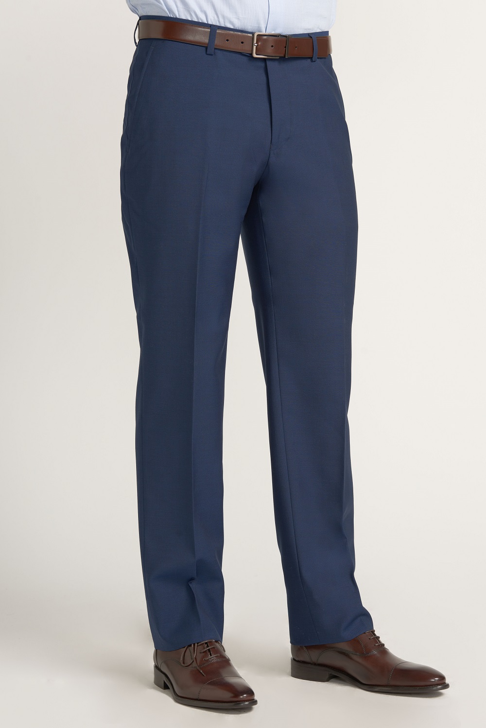 PANTALON FORMAL HOMBRE SLIM FIT BUSINESS LANA AZULINO - 2