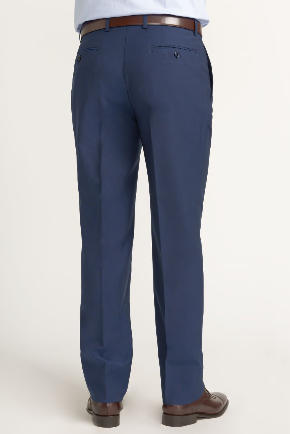 PANTALON FORMAL HOMBRE SLIM FIT BUSINESS LANA AZULINO - 3