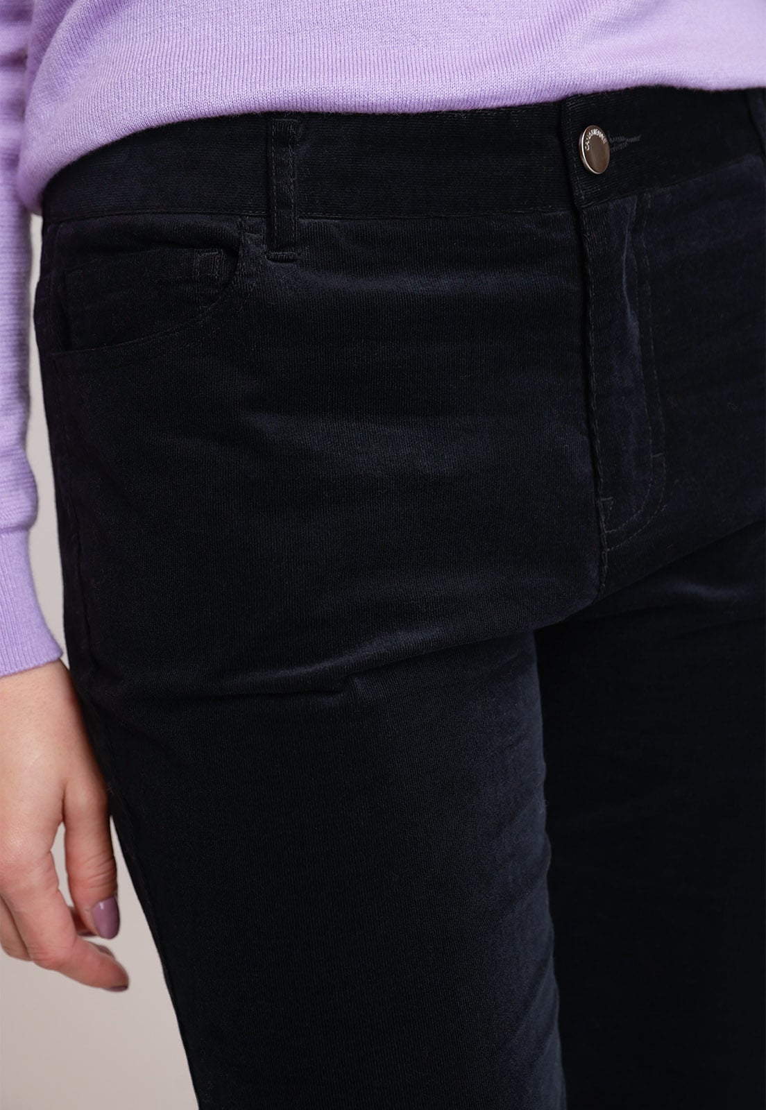 PANTALÓN ALGODÓN MUJER CANADIENNE NEGRO ESSAM - 3