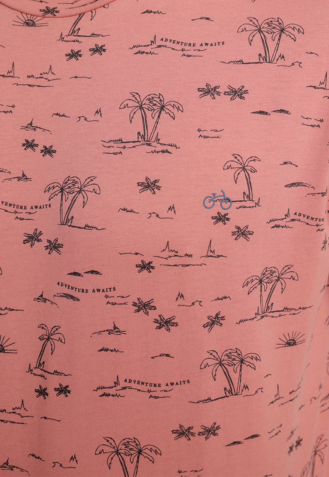POLERA HOMBRE SLIM FIT MAGNOLIA ALGODON CORAL - 3