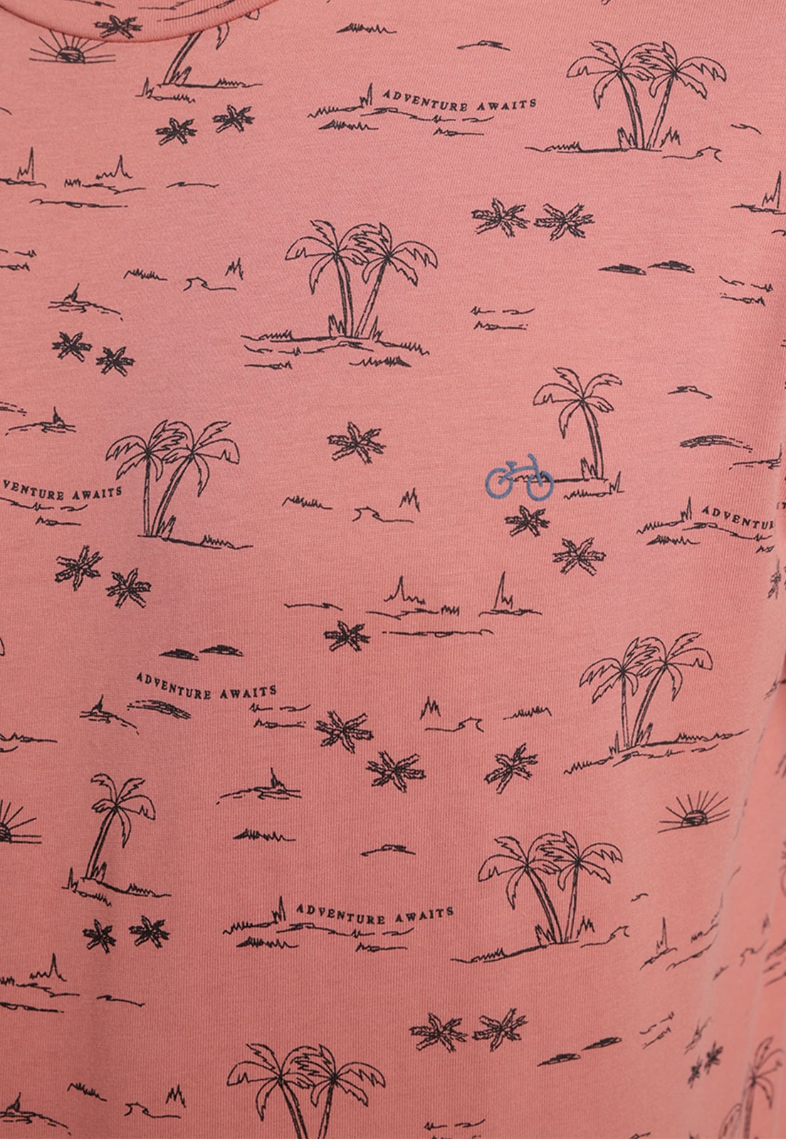 POLERA HOMBRE SLIM FIT MAGNOLIA ALGODON CORAL - 3