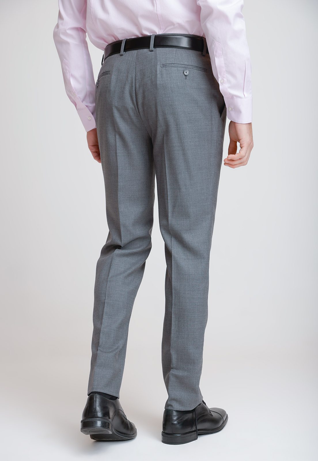 PANTALON FORMAL HOMBRE LANA S100'S SLIM PERFECT SUIT GRIS - 2