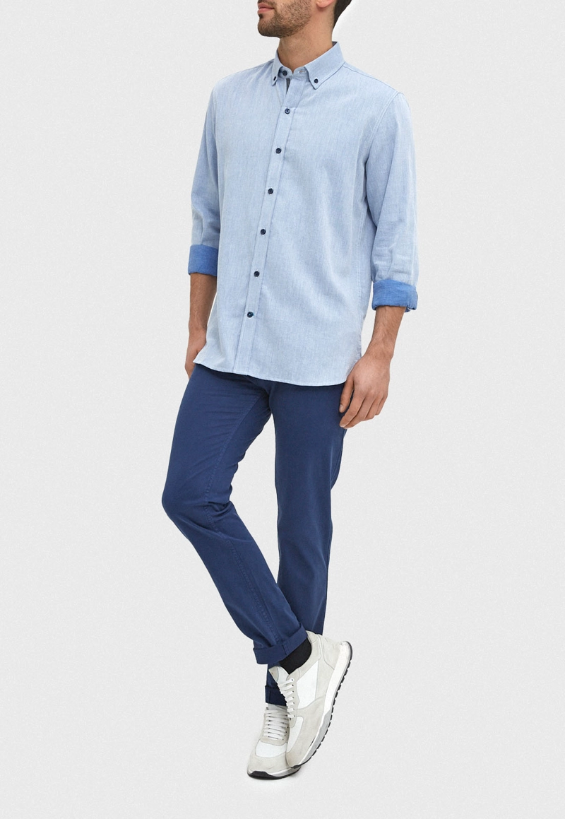 PANTALÓN ALGODÓN HOMBRE TRIAL BEIGE 1400148403 VILAS - 4