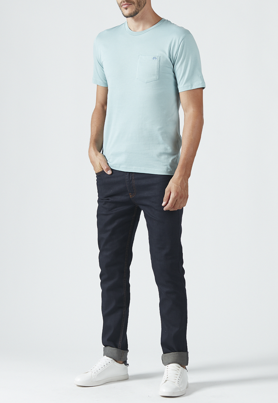 POLERA MARCUS CREW NECK VERDE - 4