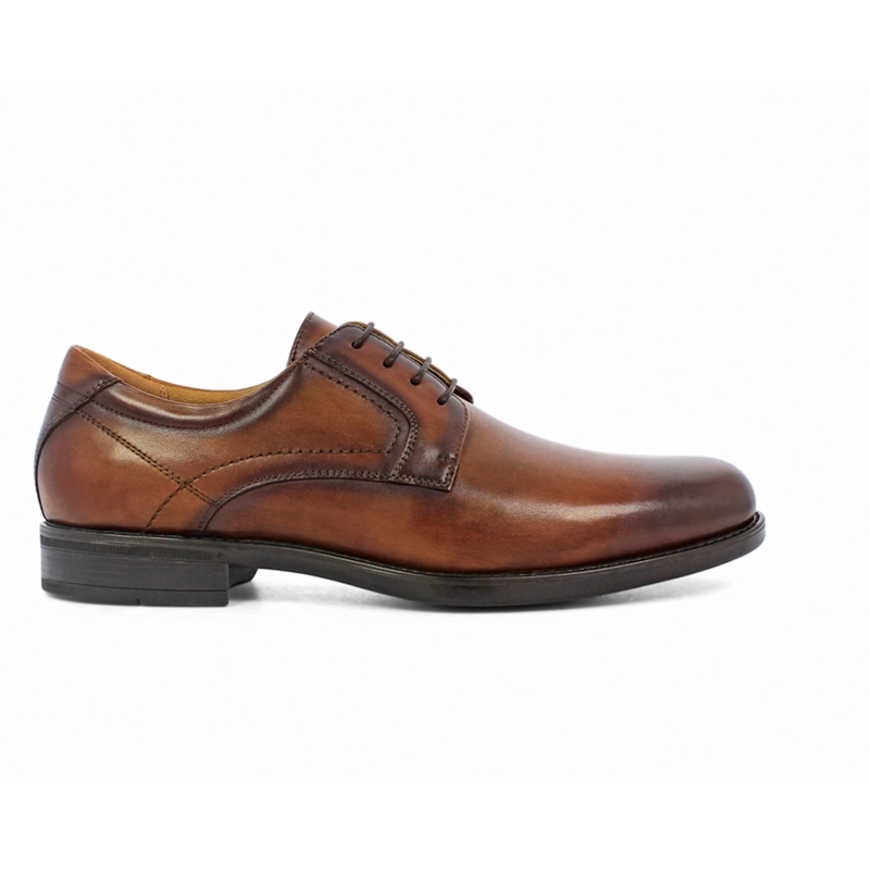 ZAPATO MIDTOWN PLAIN TOE OXFORD COGNAC - 2
