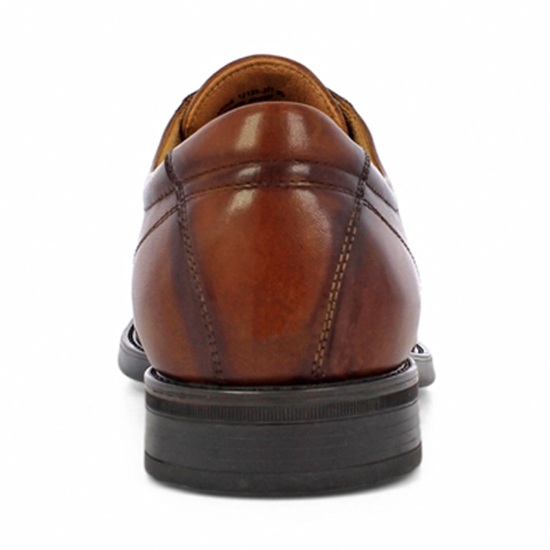 ZAPATO MIDTOWN PLAIN TOE OXFORD COGNAC - 3