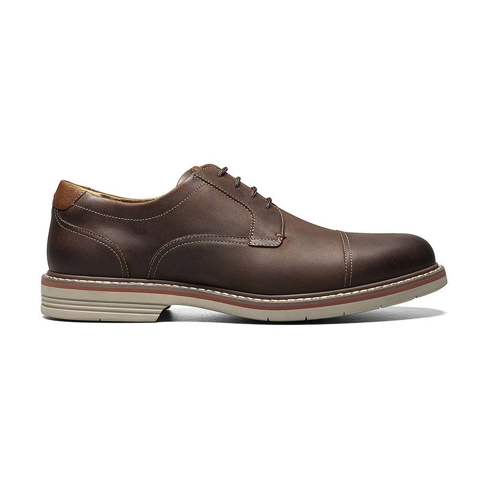ZAPATOS NORWALK CAP TOE OXFORD CAFE - 3