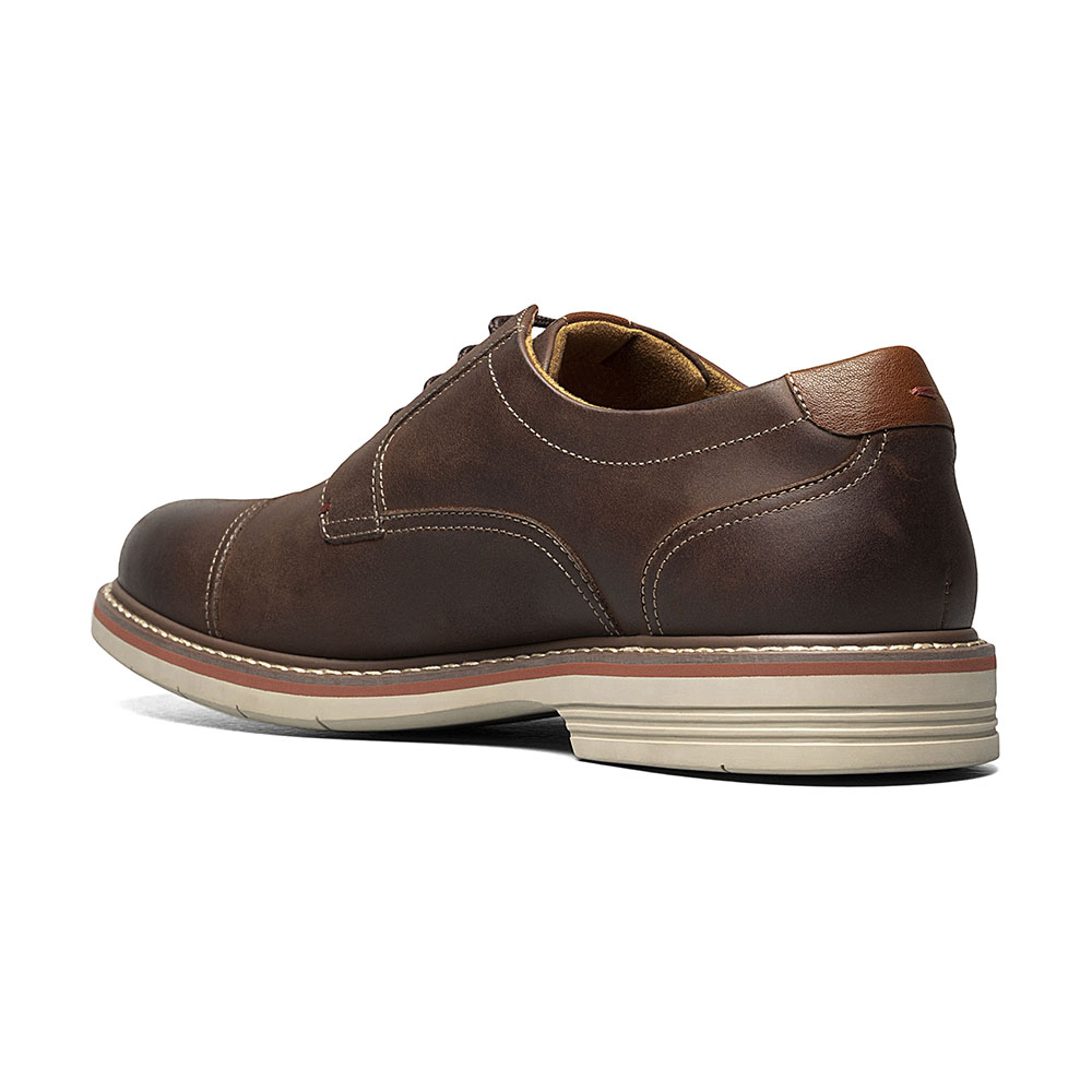 ZAPATOS NORWALK CAP TOE OXFORD CAFE - 8