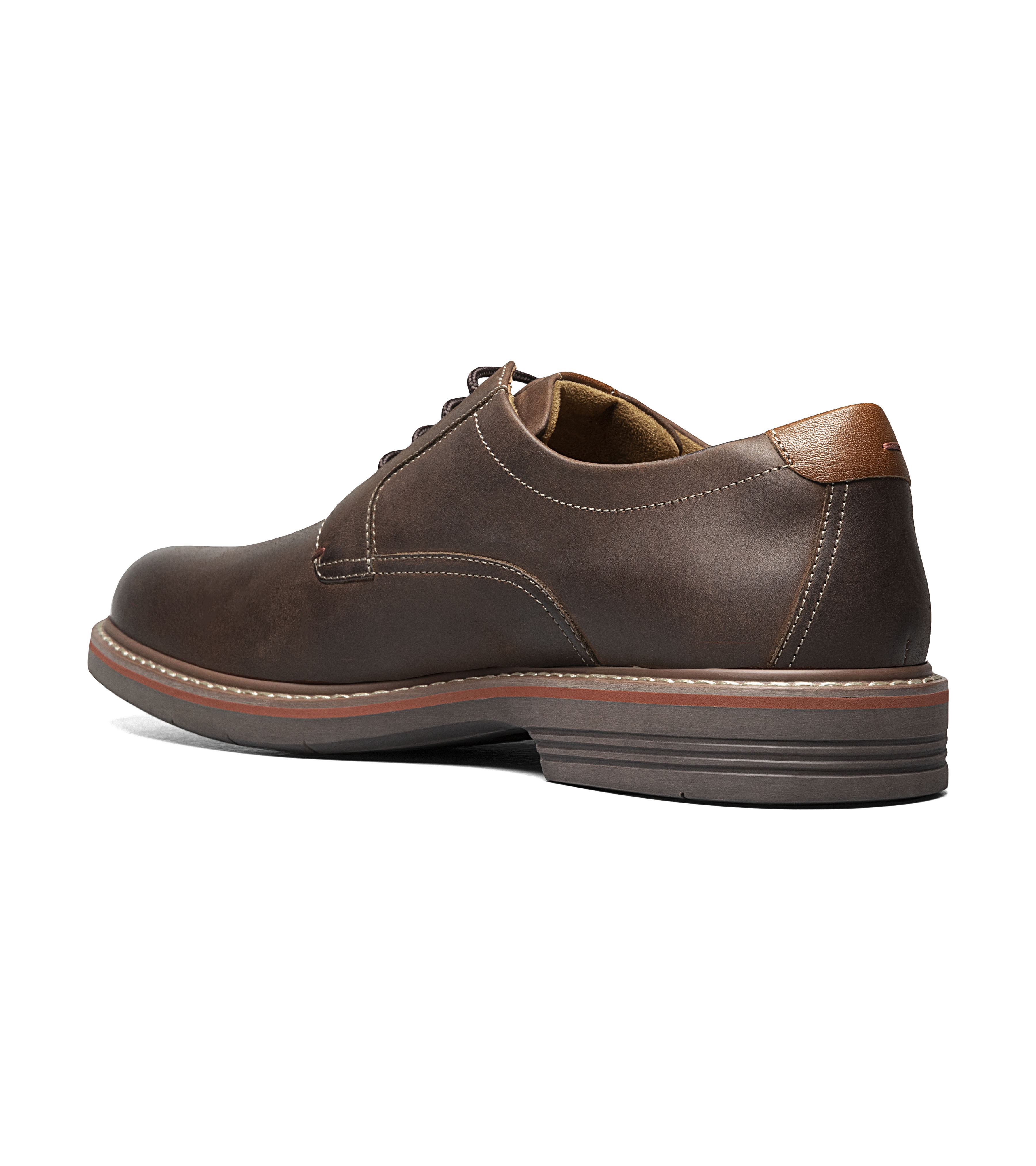 ZAPATOS NORWALK PLAIN TOE OXFORD CAFE - 8