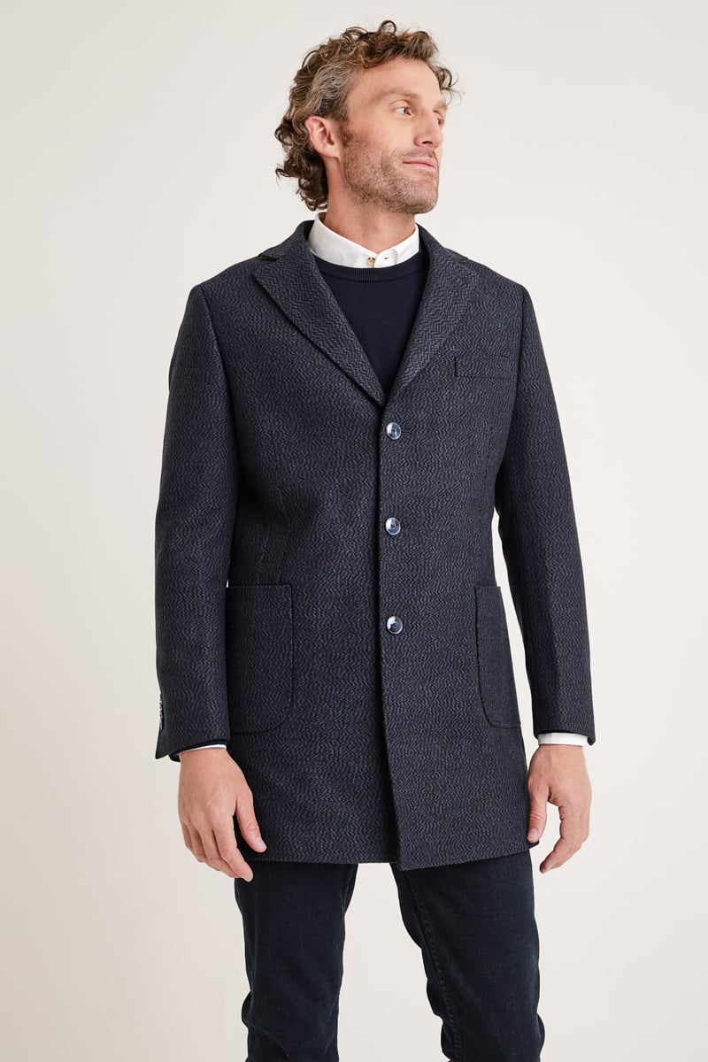 ABRIGO HOMBRE FRASER AZUL MARINO - 1