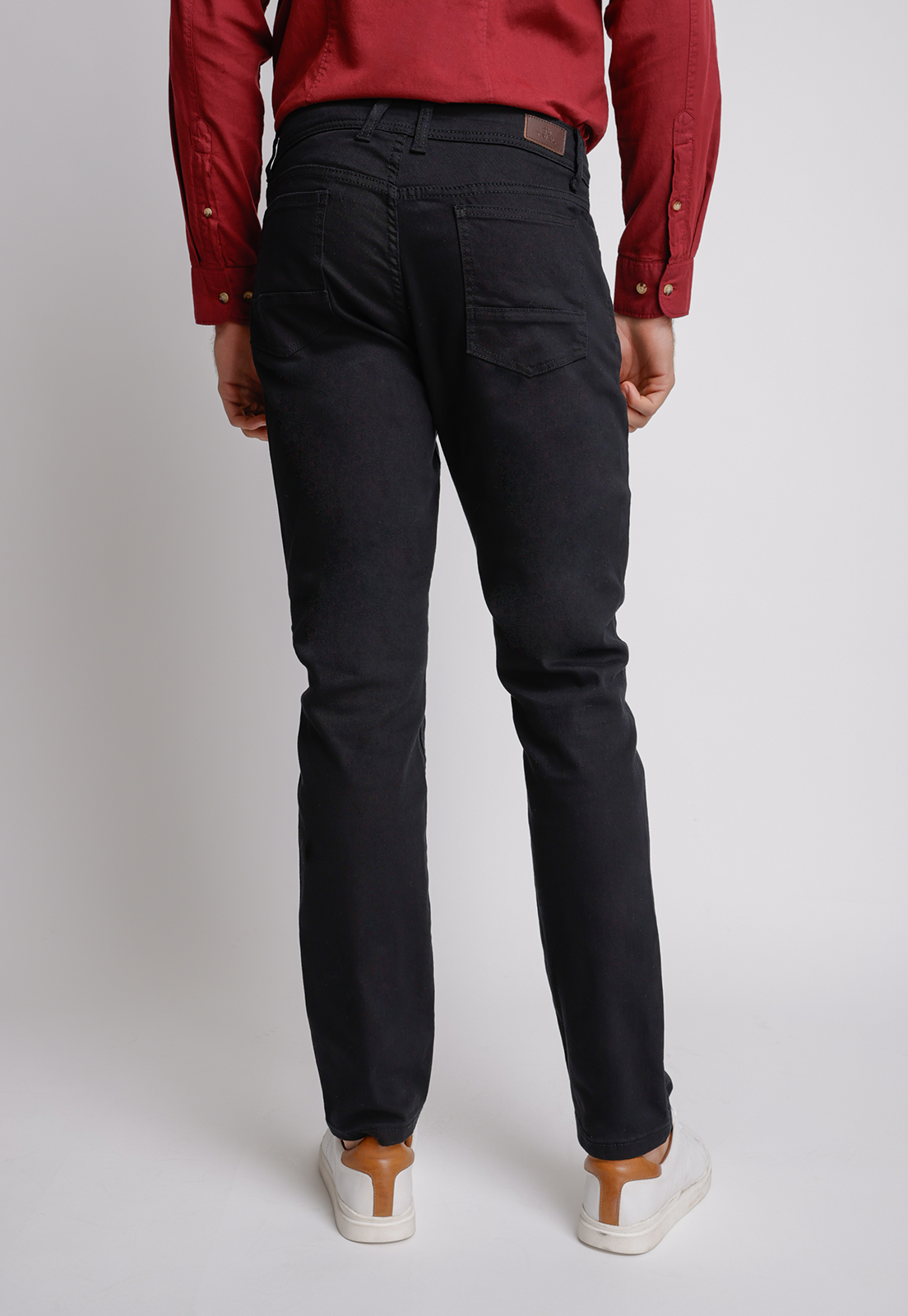 JEANS HOMBRE SLIM FIT NAMOR ALGODON NEGRO - 2