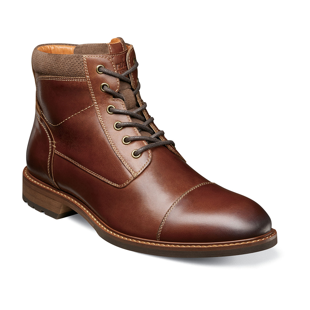 BOTINES LODGE CAP TOE LACE UP BOOT CAFE - 1