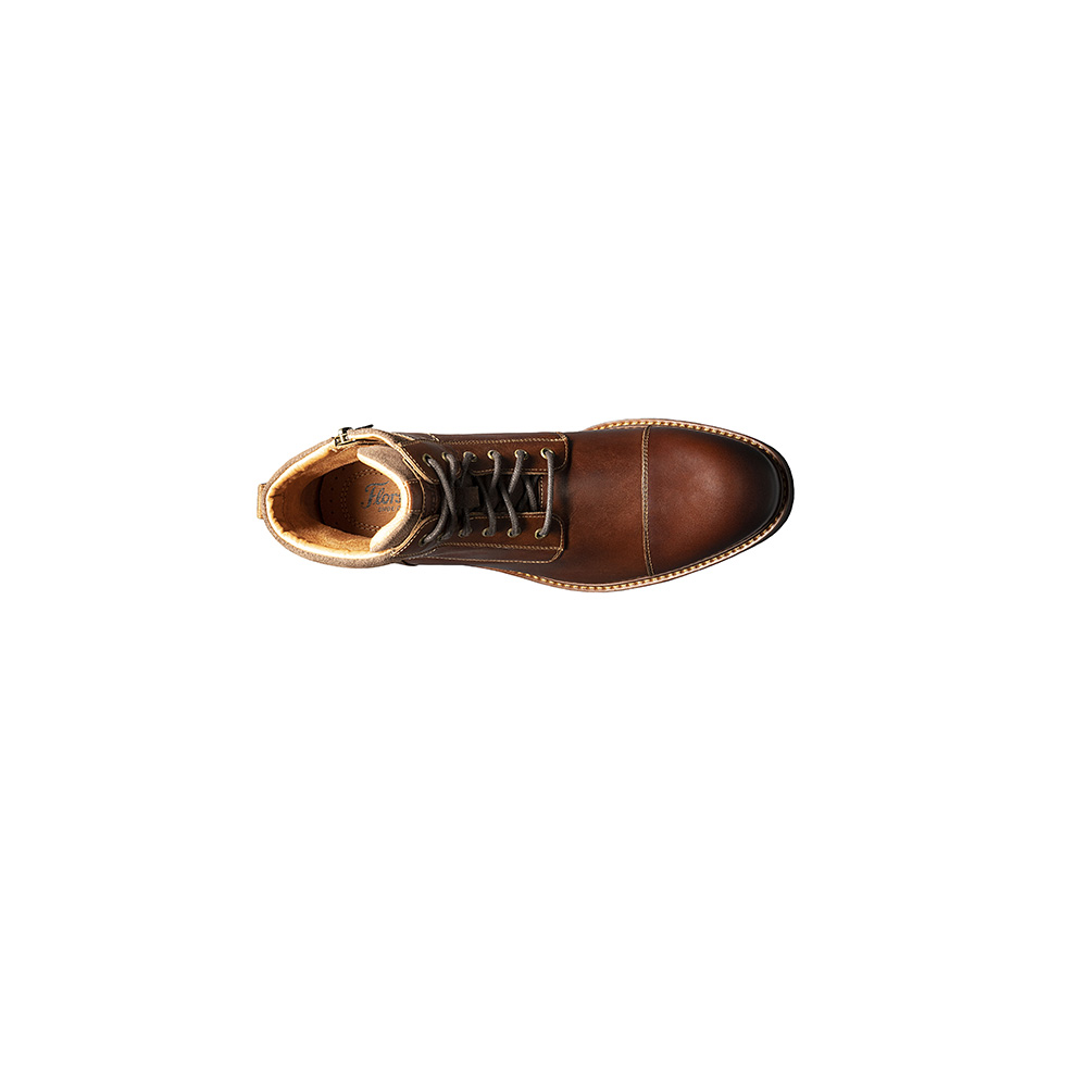 BOTINES LODGE CAP TOE LACE UP BOOT CAFE - 7