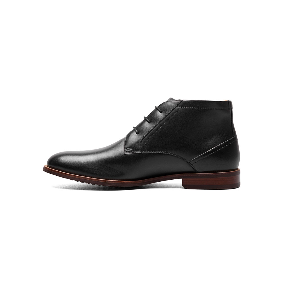 BOTÍNES NEGRO RUCCI PLAIN TOE CHUKKA BOOT CASUAL - 2