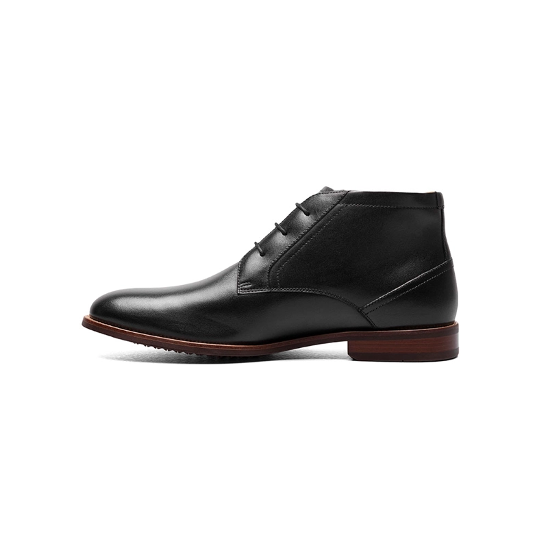 BOTÍNES NEGRO RUCCI PLAIN TOE CHUKKA BOOT CASUAL - 2