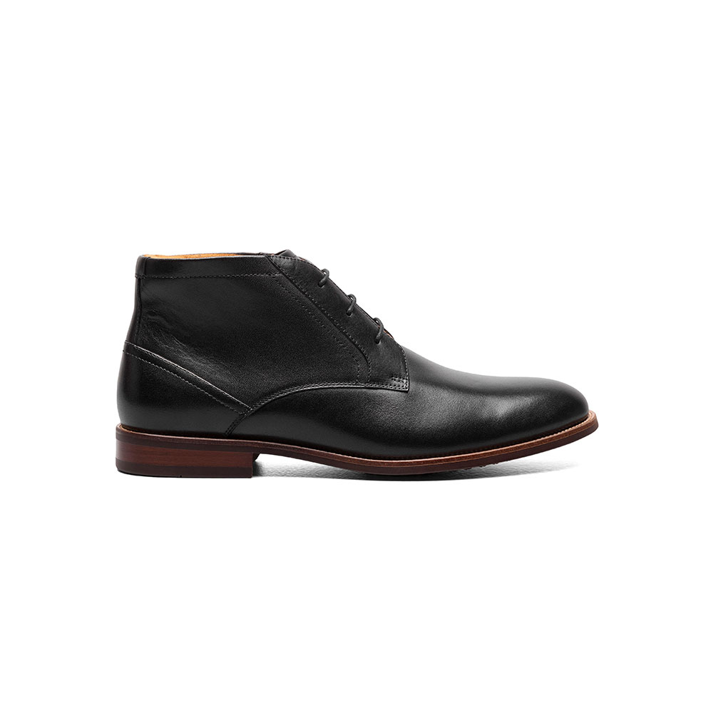 BOTÍNES NEGRO RUCCI PLAIN TOE CHUKKA BOOT CASUAL - 3