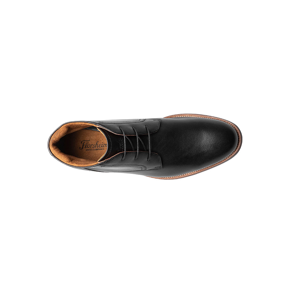 BOTÍNES NEGRO RUCCI PLAIN TOE CHUKKA BOOT CASUAL - 7