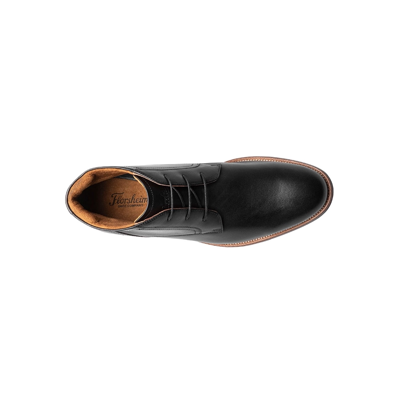 BOTÍNES NEGRO RUCCI PLAIN TOE CHUKKA BOOT CASUAL - 7