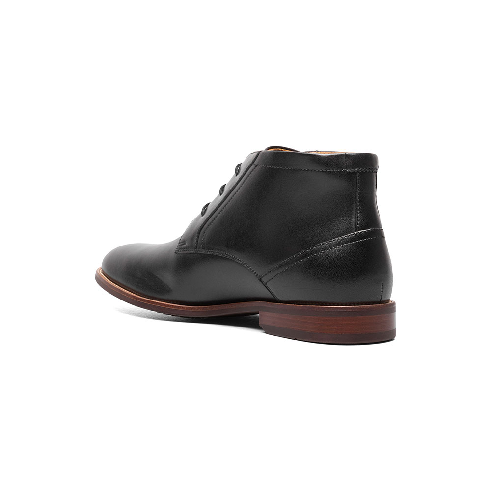 BOTÍNES NEGRO RUCCI PLAIN TOE CHUKKA BOOT CASUAL - 8