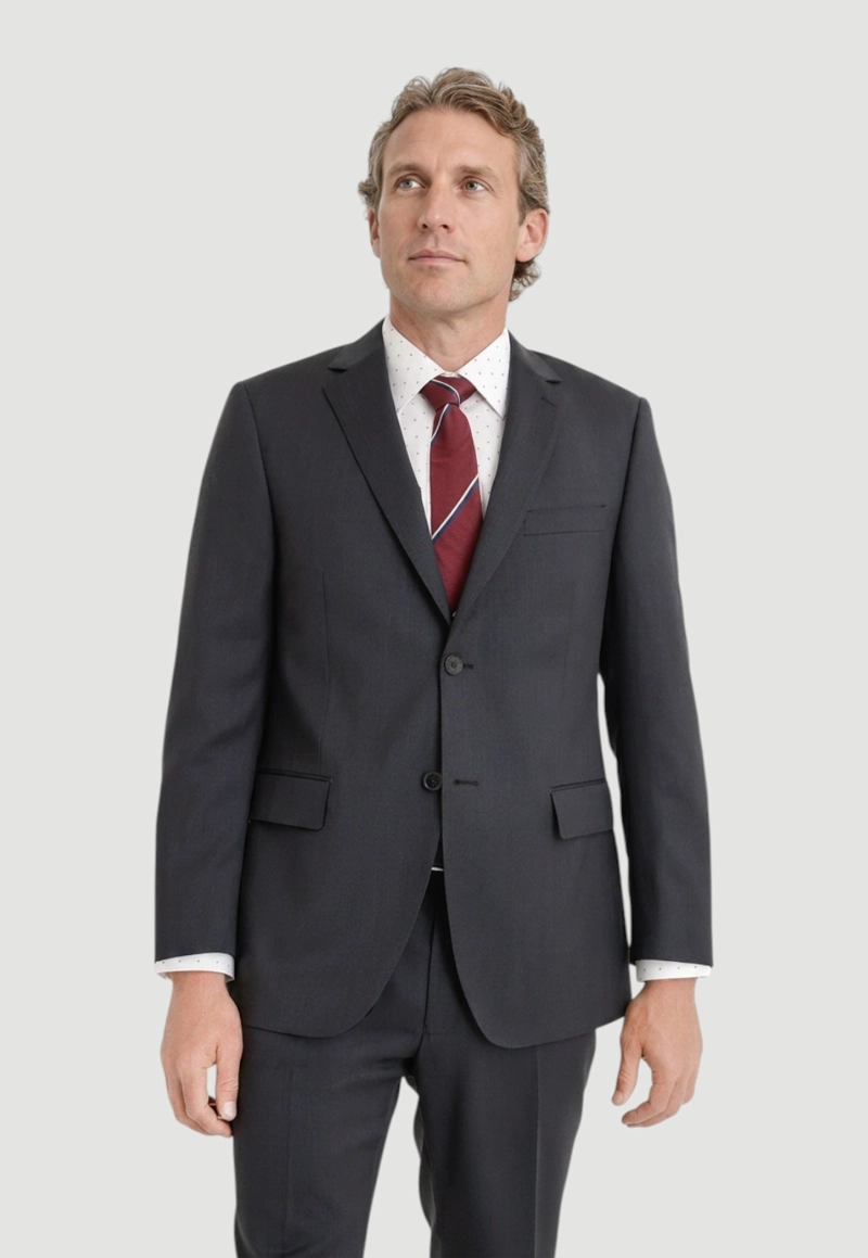 CHAQUETA FORMAL HOMBRE LANA S100'S LISO REGULAR MIX&COLOR MARENGO - 1
