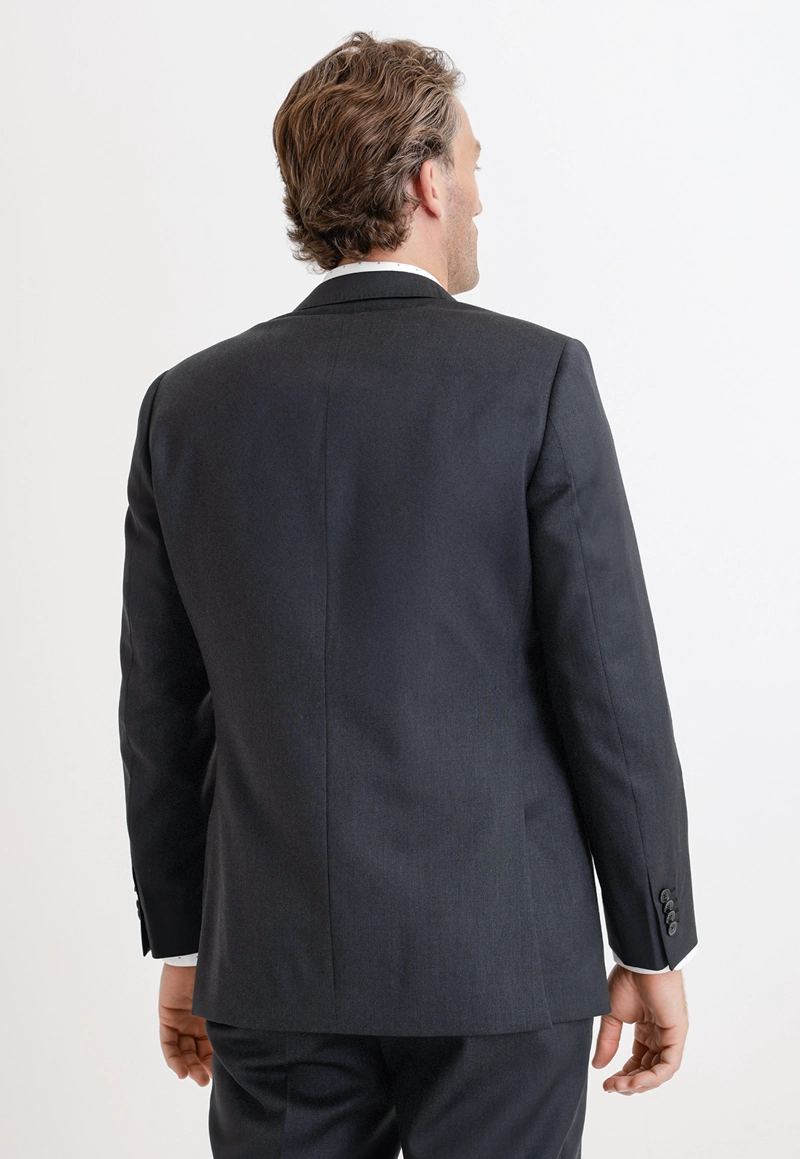 CHAQUETA FORMAL HOMBRE LANA S100'S LISO REGULAR MIX&COLOR MARENGO - 2