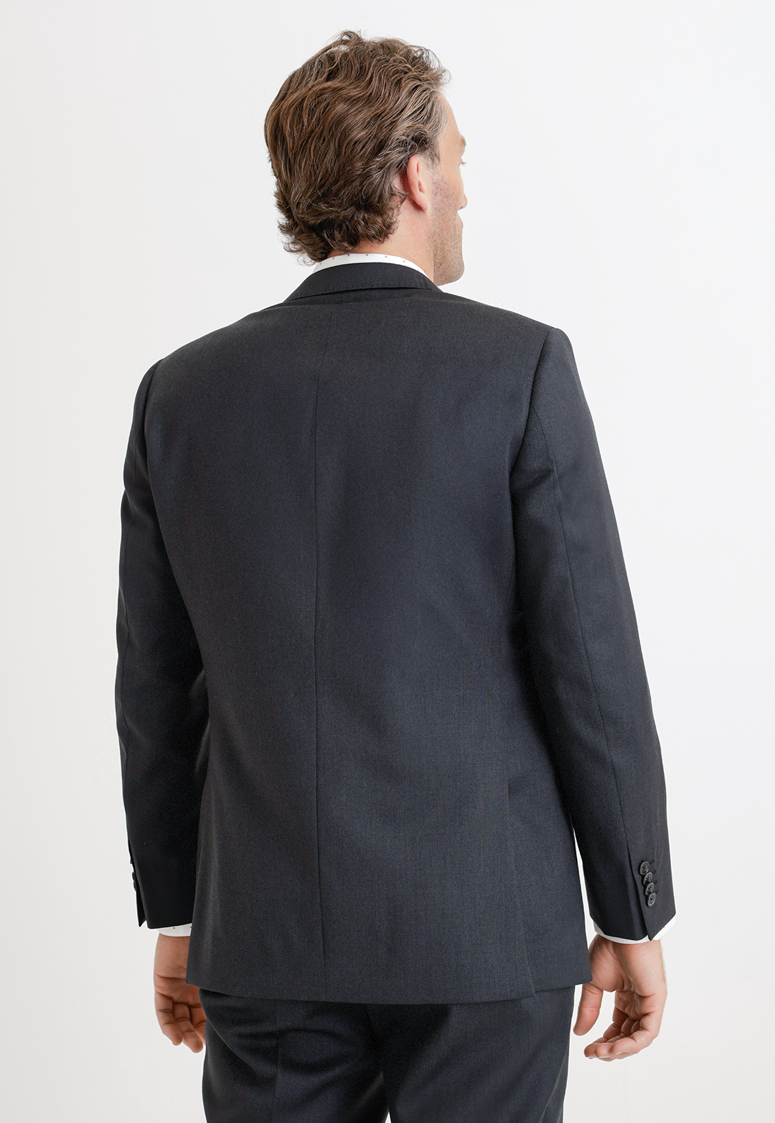 CHAQUETA FORMAL HOMBRE LANA S100'S LISO REGULAR MIX&COLOR MARENGO - 2