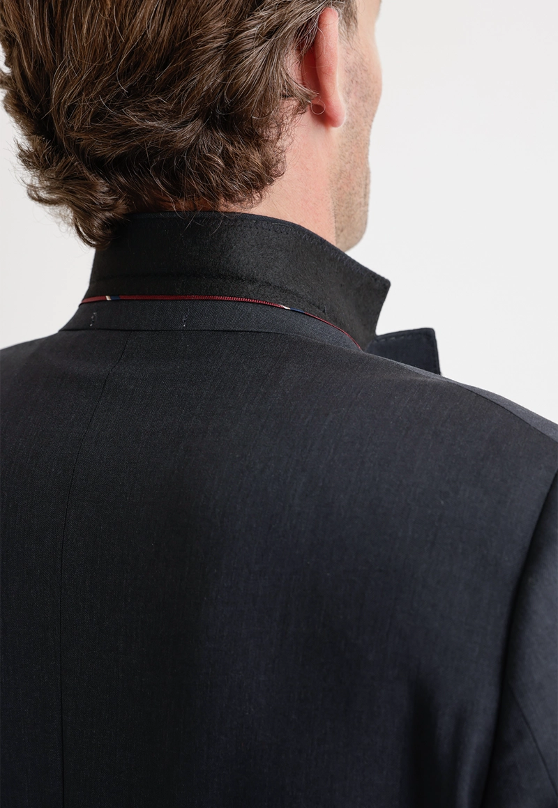 CHAQUETA FORMAL HOMBRE LANA S100'S LISO REGULAR MIX&COLOR MARENGO - 4