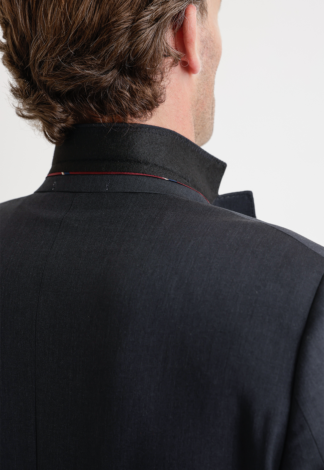 CHAQUETA FORMAL HOMBRE LANA S100'S LISO REGULAR MIX&COLOR MARENGO - 4