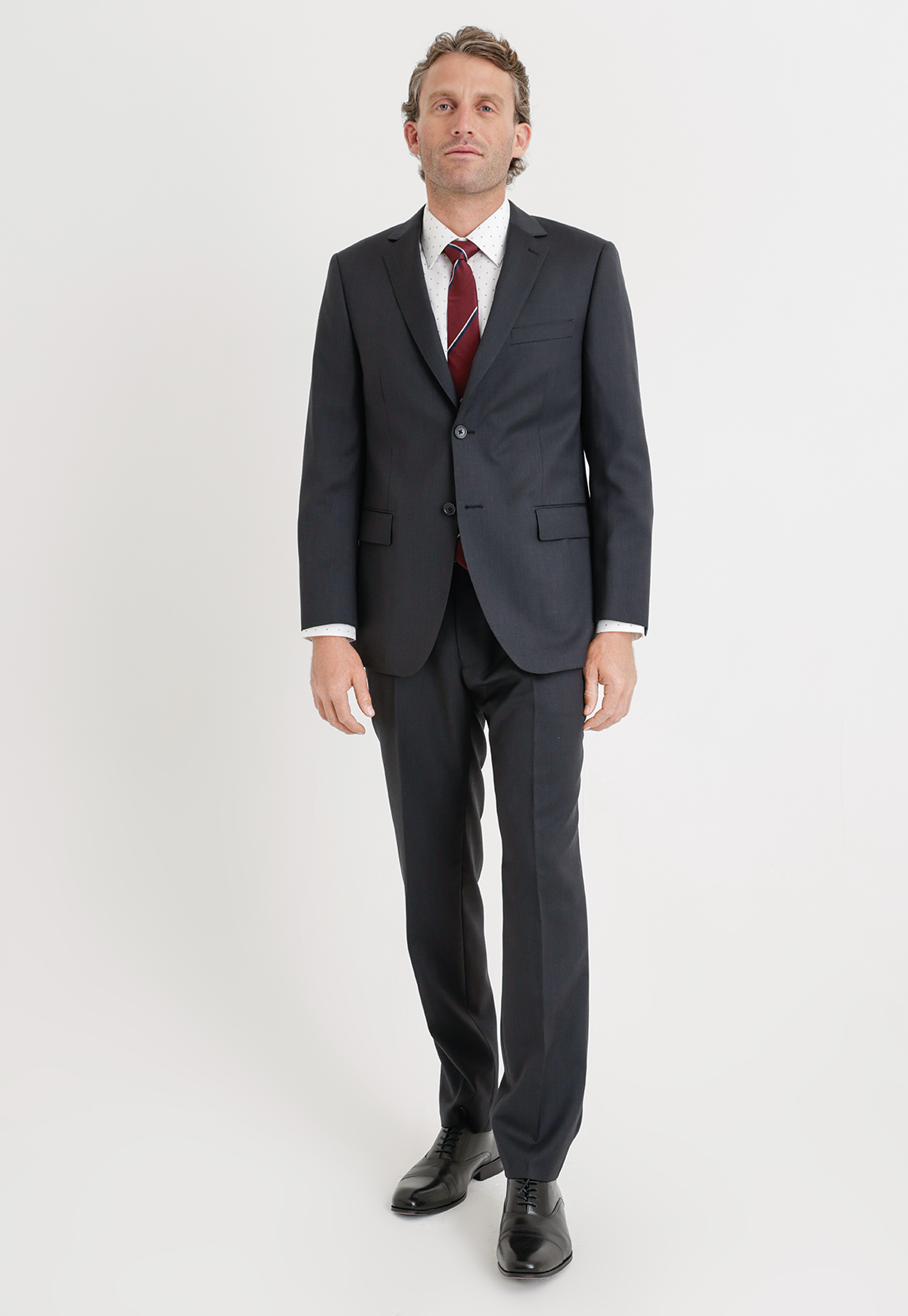 CHAQUETA FORMAL HOMBRE LANA S100'S LISO REGULAR MIX&COLOR MARENGO - 5