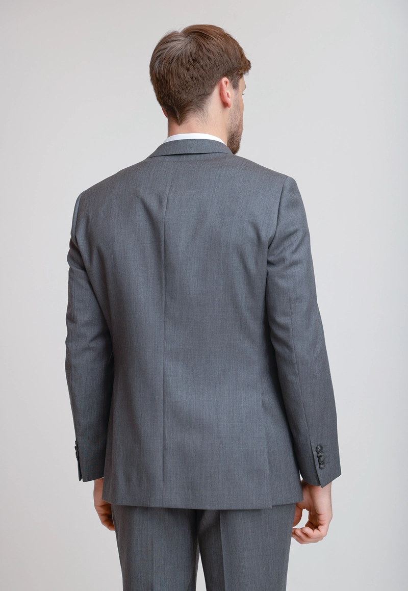 CHAQUETA FORMAL HOMBRE LANA S100'S LISO SLIM MIX&COLOR MARENGO - 2